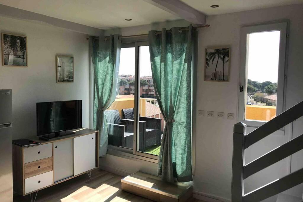 Residence Port Soleil Duplex T3 46 M2 Climatise Gruissan Exterior foto